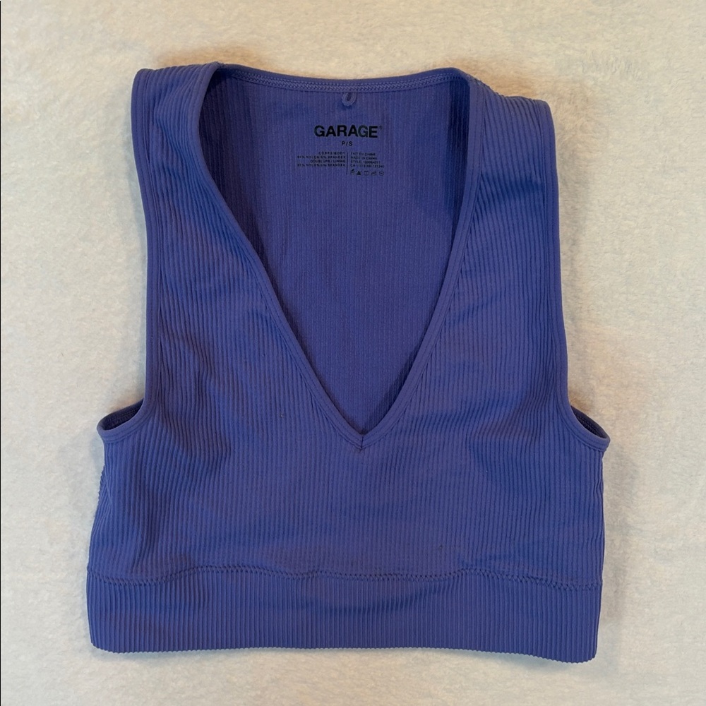 Stella Seamless Plunge Tank Top - Garage